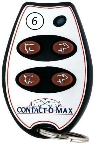 Picture of Contact-O-Max Remote Control Yellow Light 4 Button Freq #6