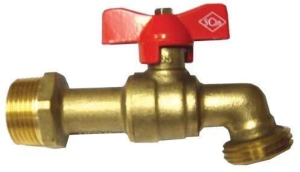 Picture of 3/4" Brass Spigot 1/4 Turn