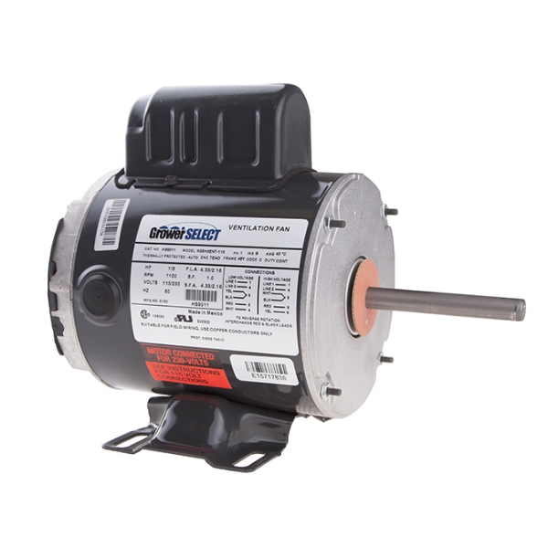 Picture of Grower SELECT® 1/3 HP 1100 RPM Fan Motor