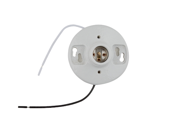Picture of Porcelain Light Receptacle w/ 7" Leads