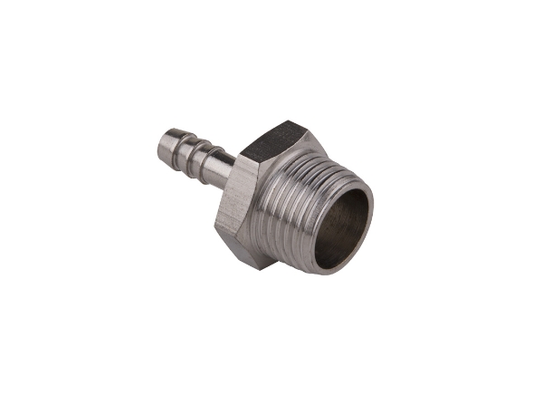 Picture of 1/2" MPT x 1/4" Barb - Stainless Steel