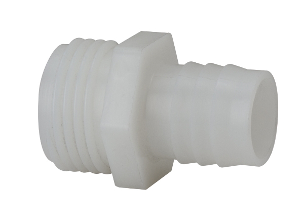 Picture of 3/4" Barb x  3/4'' MGHT, Nylon Hose Fitting