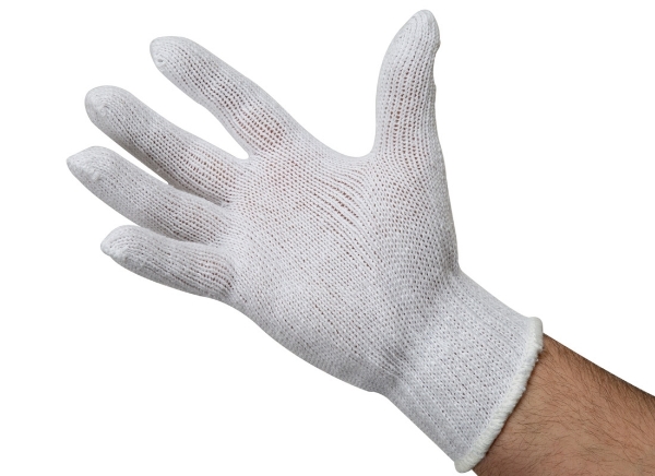 Cotton/Polyester String Knit Gloves - 12 Pack