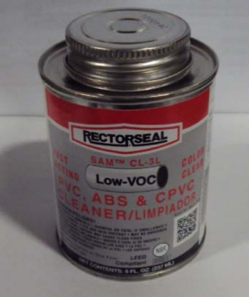 Rectorseal PVC Cleaner - Clear - 8 oz.