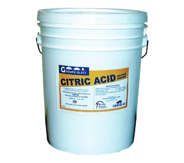 Picture of Acid Citric Acid Soluble Powder (.9 lb pack) (40Per Pail)
