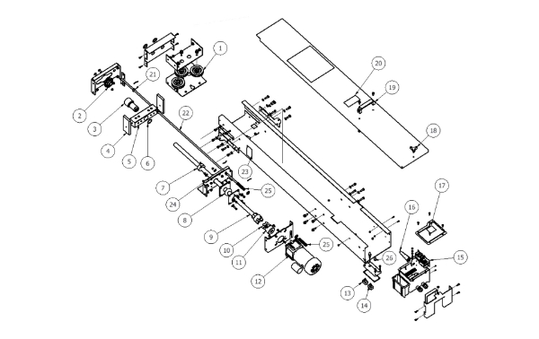 HS583E Curtain Machine Diagram
