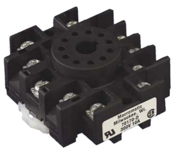 Picture of 8-Pin 51X00120 Relay Base