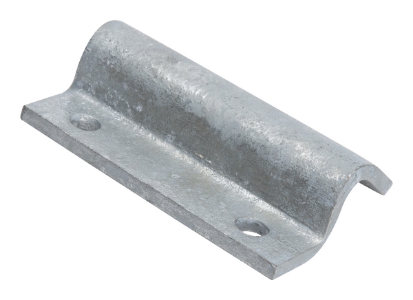 Picture of Galvanized Feed Pipe Bent Clamp Bracket