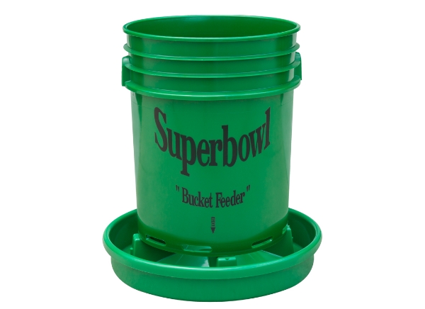 Picture of Feeder Bucket w/Pan Green Superbowl