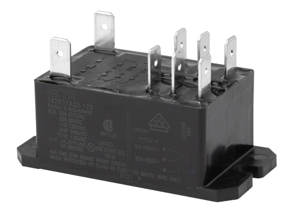Picture of Relay DPDT 20 Amp 120V