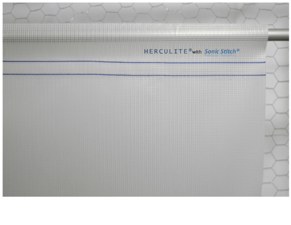 Picture of 6' Herculite Sonic Stitch Vinyl Curtain - 9.5 oz (Color: Translucent) - (Hem: Single)