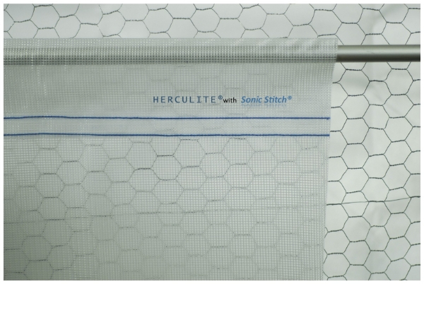 Picture of 5'9" Herculite Sonic Stitch Vinyl Curtain - 16 oz. (Color: Clear) - (Hem: Single)