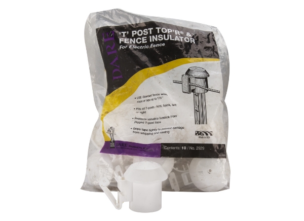 Picture of T-Post Safety Top'R Equine White 10/Pkg