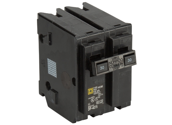 Picture of 30 AMP DOUBLE POLE BREAKER 120/240V