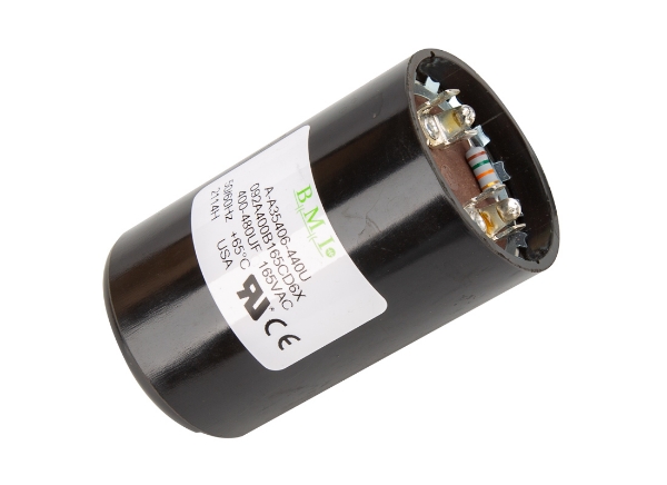 Picture of Capacitor Motor Start 400 - 480 uf 165 Vac 1.5 HP Fan Motor