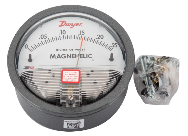 Picture of Gauge Magnehelic Dwyer 0-.25" WC