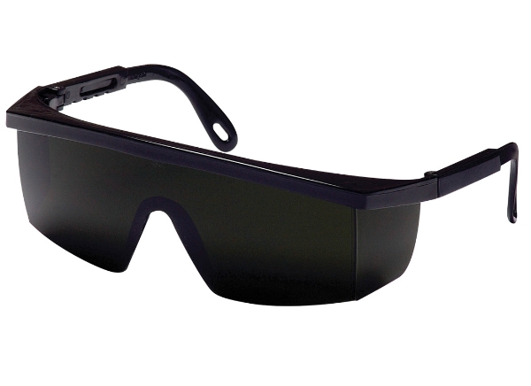 Picture of Glasses Safety Integra 5.0 IR Filter Lens W/Black Frame