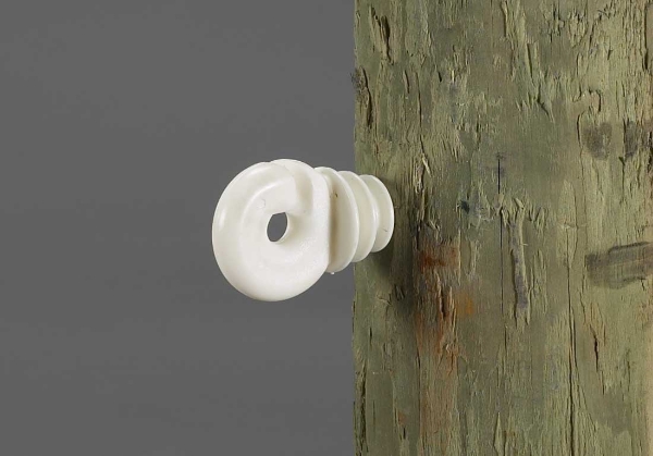 Picture of Ring Insulator for Line & Corner Post 10/Pkg White