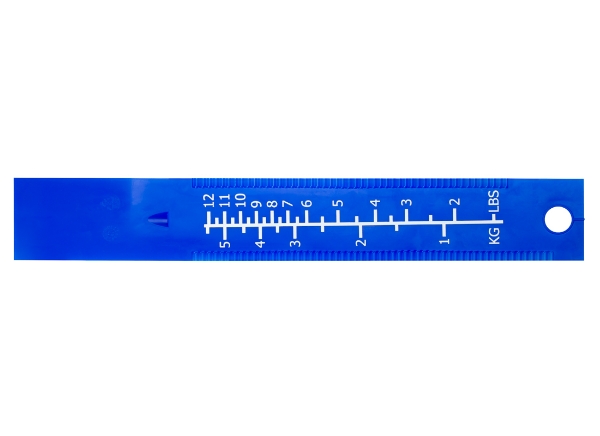 Picture of Slide Blue Feed Measurement Gage Selector for Sow Drop