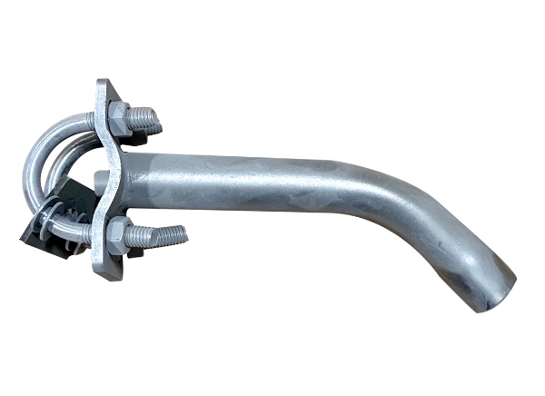Picture of Nipple Extension 6" W/ Saddle Clamp Rotated 20° SS