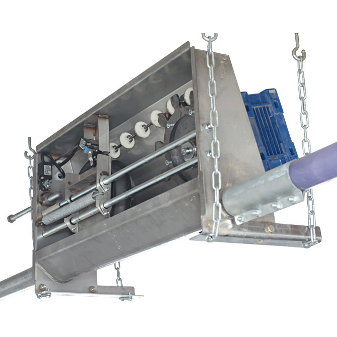 Chain Feed Drive Unit with Tensioner - SHEWUYOU Livestock Equipment