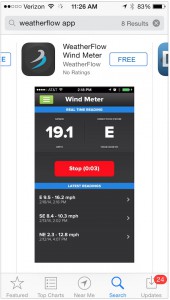 WeatherFlow app