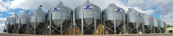 Hog Slat bins feature the industry's heaviest galvanized coating.