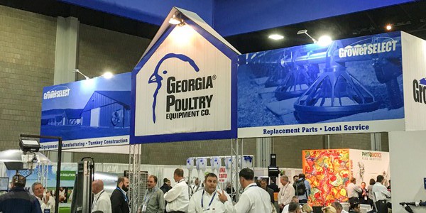 Georgia Poultry booth at 2017 IPPE show 